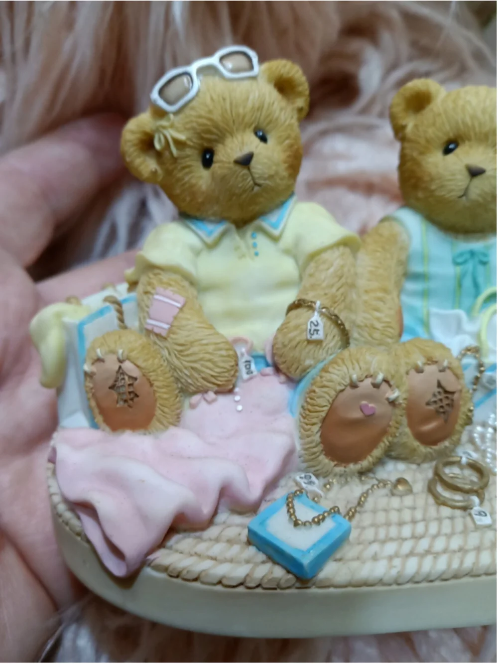 Cherished Teddies Fiona & Myra, A Friend Is A Lifetime Bargain Shopping Jewelry